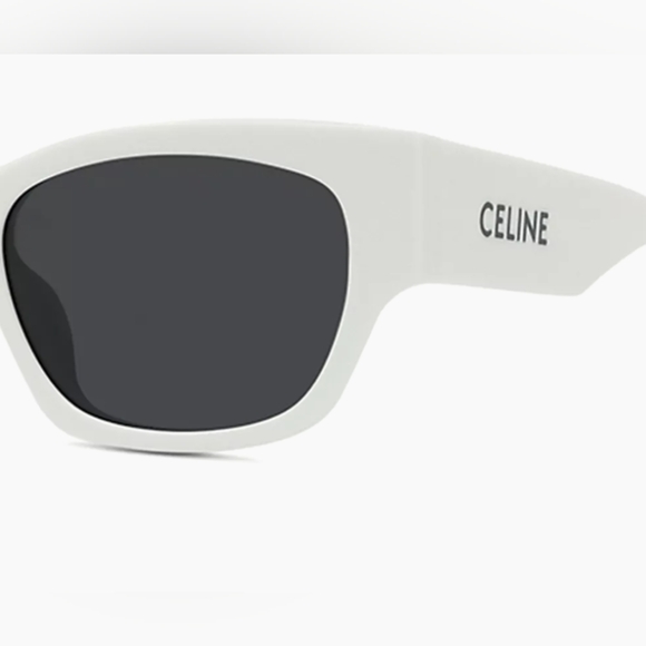 CELINE π₯ NWT π₯ 54MM White Rectangular Sunglasses. NEVER USED! Perfect! - Picture 14 of 16